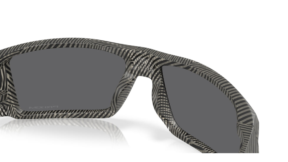 Oakley Heliostat Sunglasses, Matte Grey Ink Fingerprint, PRIZM Black, PRIZM Black, OO9231-3861