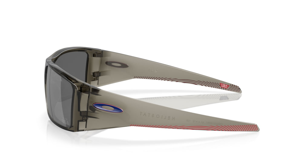 Oakley Heliostat Sunglasses, Team USA Grey, PRIZM Black, PRIZM Black, OO9231-0861