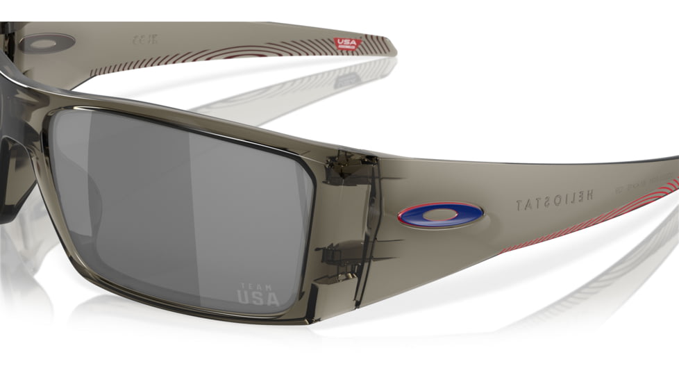 Oakley Heliostat Sunglasses, Team USA Grey, PRIZM Black, PRIZM Black, OO9231-0861