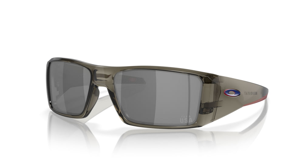 Oakley Heliostat Sunglasses, Team USA Grey, PRIZM Black, PRIZM Black, OO9231-0861