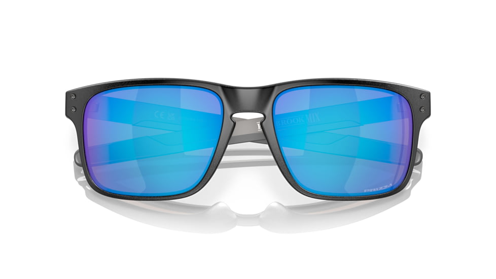Oakley HOLBROOK MIX OO9384 Sunglasses 938410-57 - Steel Frame, Prizm Sapphire Polarized Lenses
