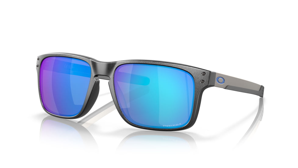 Oakley HOLBROOK MIX OO9384 Sunglasses 938410-57 - Steel Frame, Prizm Sapphire Polarized Lenses