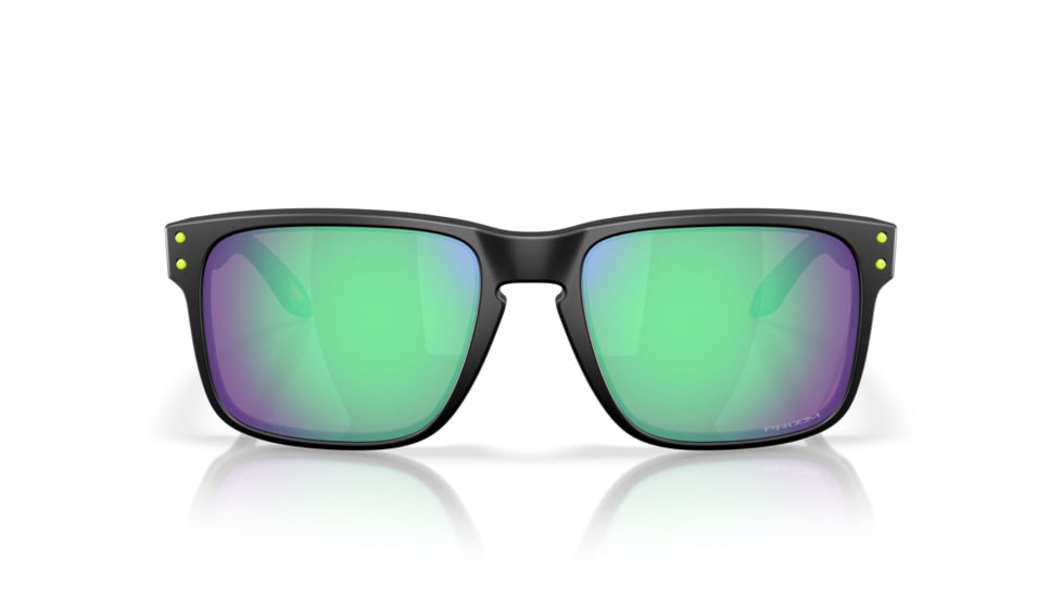 Oakley Holbrook Sunglasses, Matte Black, PRIZM Road Jade, OO9102-AI55