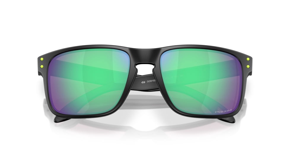 Oakley Holbrook Sunglasses, Matte Black, PRIZM Road Jade, OO9102-AI55