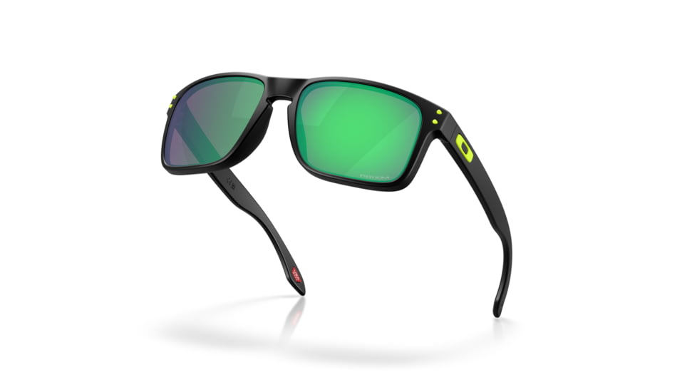 Oakley Holbrook Sunglasses, Matte Black, PRIZM Road Jade, OO9102-AI55
