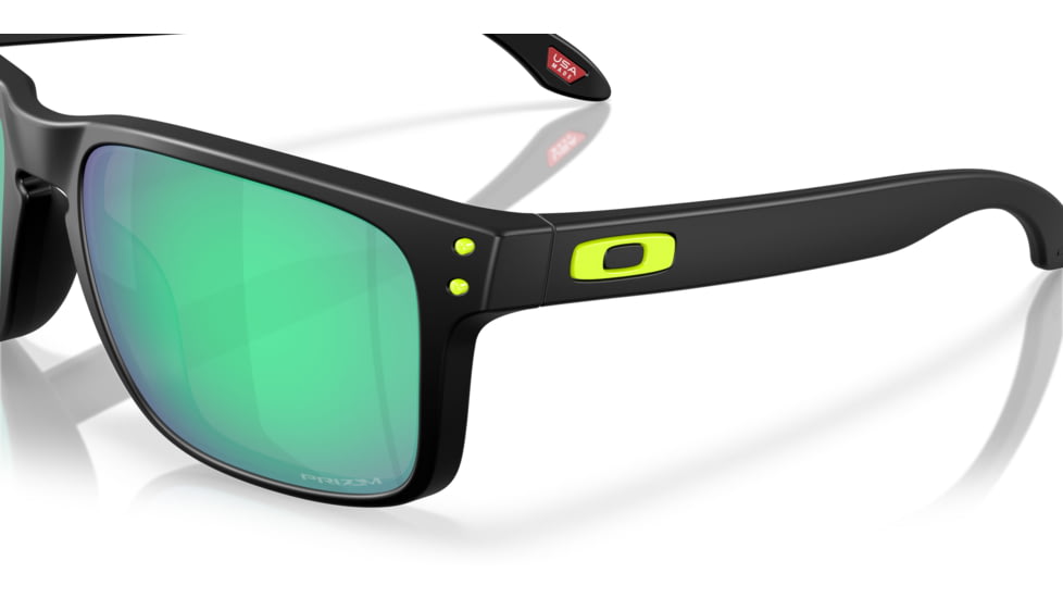 Oakley Holbrook Sunglasses, Matte Black, PRIZM Road Jade, OO9102-AI55