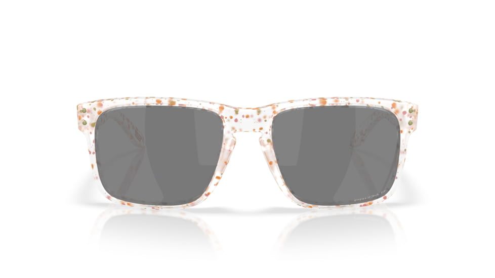 Oakley Holbrook Sunglasses, Matte Clear Terrazzo, PRIZM Black Polarized, OO9102-AG55