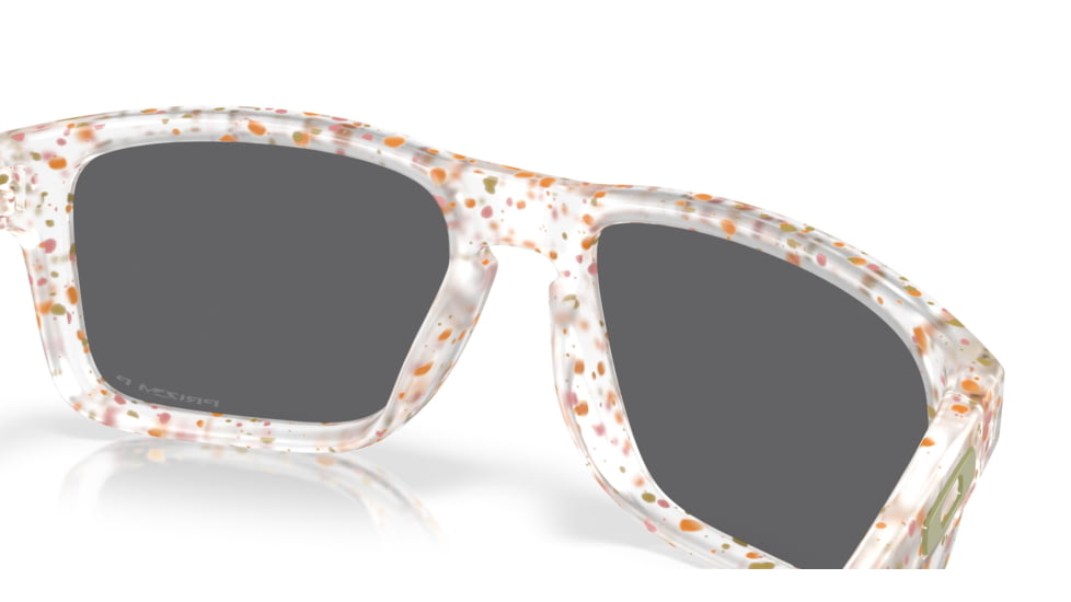 Oakley Holbrook Sunglasses, Matte Clear Terrazzo, PRIZM Black Polarized, OO9102-AG55