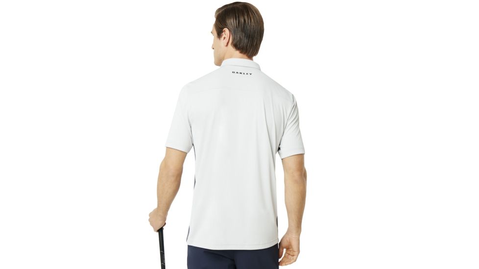 Oakley Infinity Line Golf Polo Short Sleeve - Mens, Light Grey, Small 434309-202-S