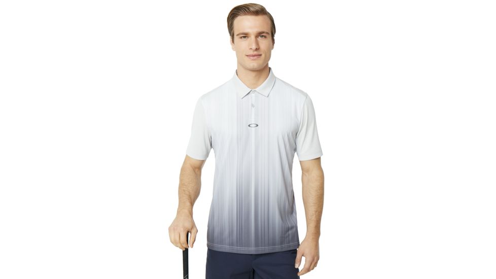 Oakley Infinity Line Golf Polo Short Sleeve - Men's, Light Grey, 3XL, 434309-202-XXXL