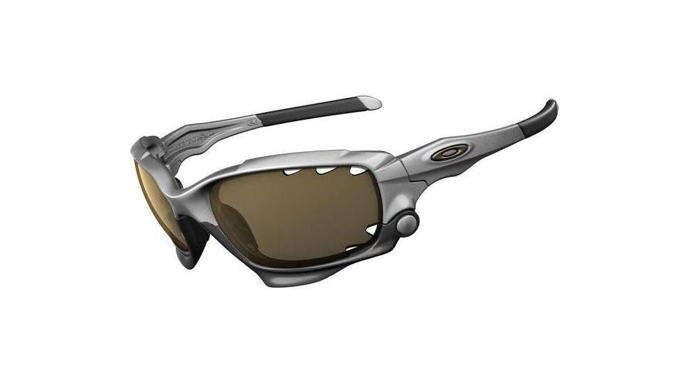 Oakley Jawbone Silver Frame w/Black Persimmon Vented Transition Lenses Sunglasses 04-209