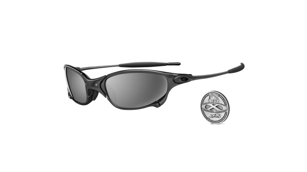 Oakley Juliet Carbon Frame w/ Black Iridium Polarized Lenses Men's Sunglasses 04-149