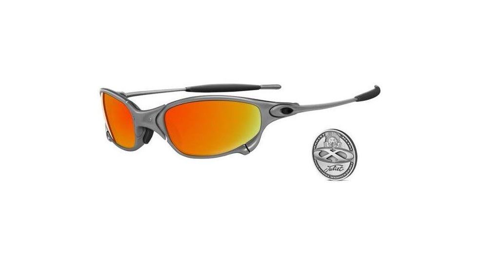 Oakley Juliet Plasma Frame w/ Fire Lenses Sunglasses 04-151