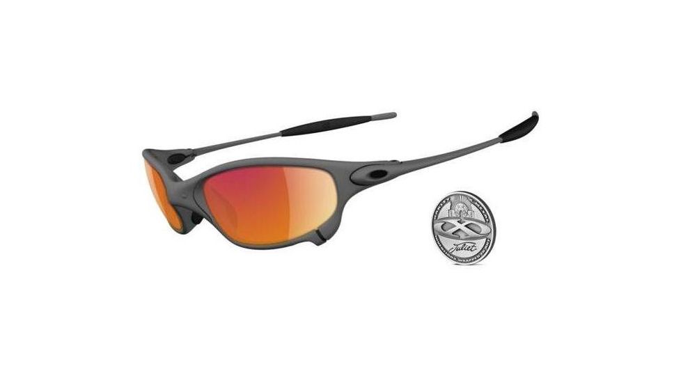Oakley Juliet X-Metal Frame w/ Ruby Iridium Lenses Sunglasses 24-125