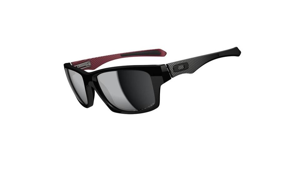 Oakley Jupiter Carbon Mens Sunglasses Polished Black Frame, Black Iridium Polarized Lens OO9220-01