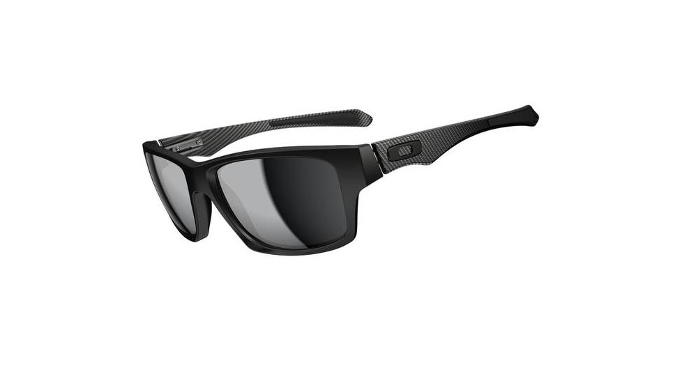 Oakley Jupiter Carbon Mens Sunglasses Matte Black Frame, Black Iridium Lens OO9220-02