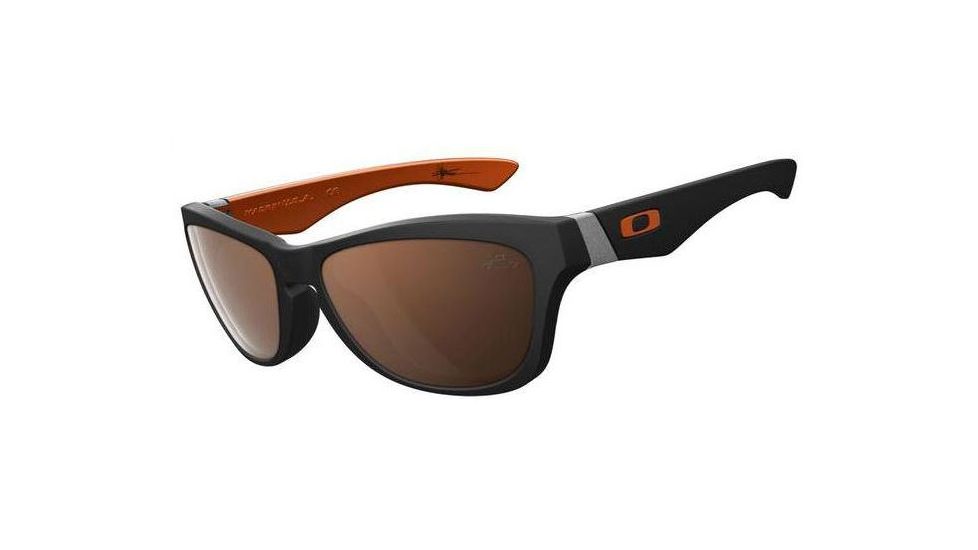 Oakley Jupiter Chip Foose Matte Black Frame w/ Bronze Lenses Sunglasses 24-174