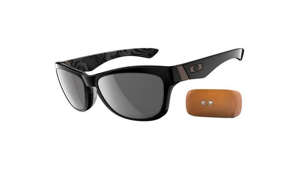 Oakley Jupiter LX Black Pattern Frame w/ Grey Lenses Sunglasses 03-762