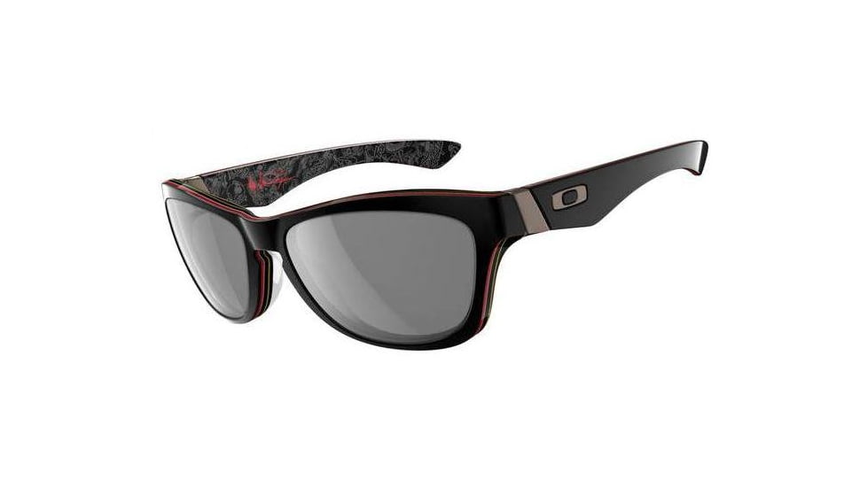Oakley Jupiter LX Troy Lee Polished Black /Grey Lenses Sunglasses 24-175