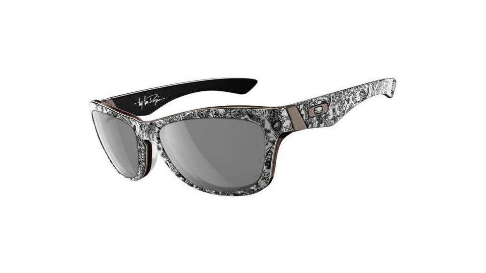 Oakley Jupiter LX Troy Lee Polished WhiteFrame w/ Grey Lenses Sunglasses 24-190