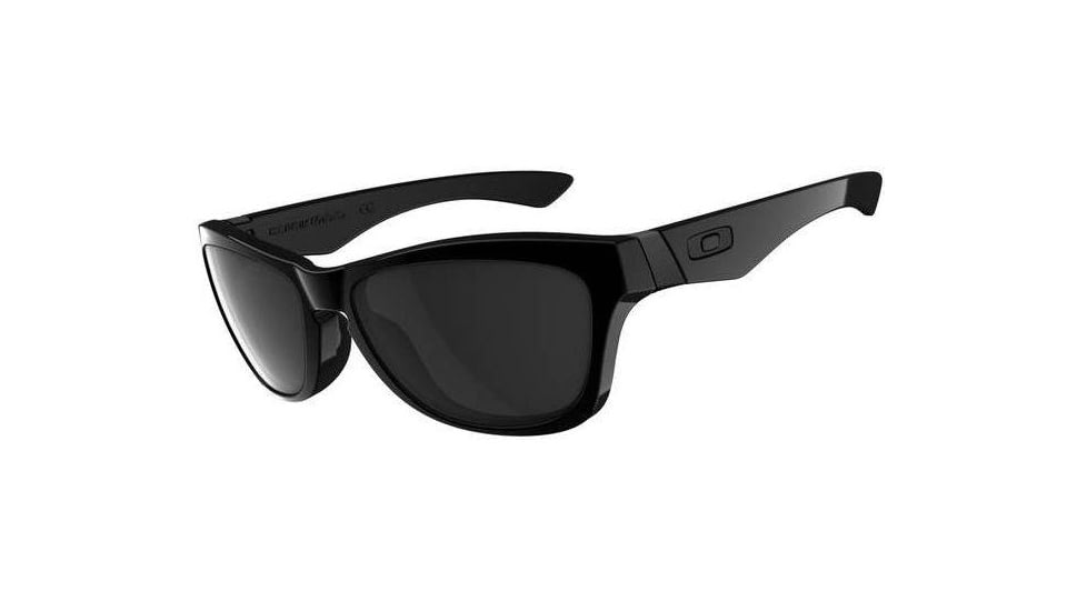 Oakley Jupiter Polished Black Frame Frame w/ Black Iridium Lenses Sunglasses 03-244