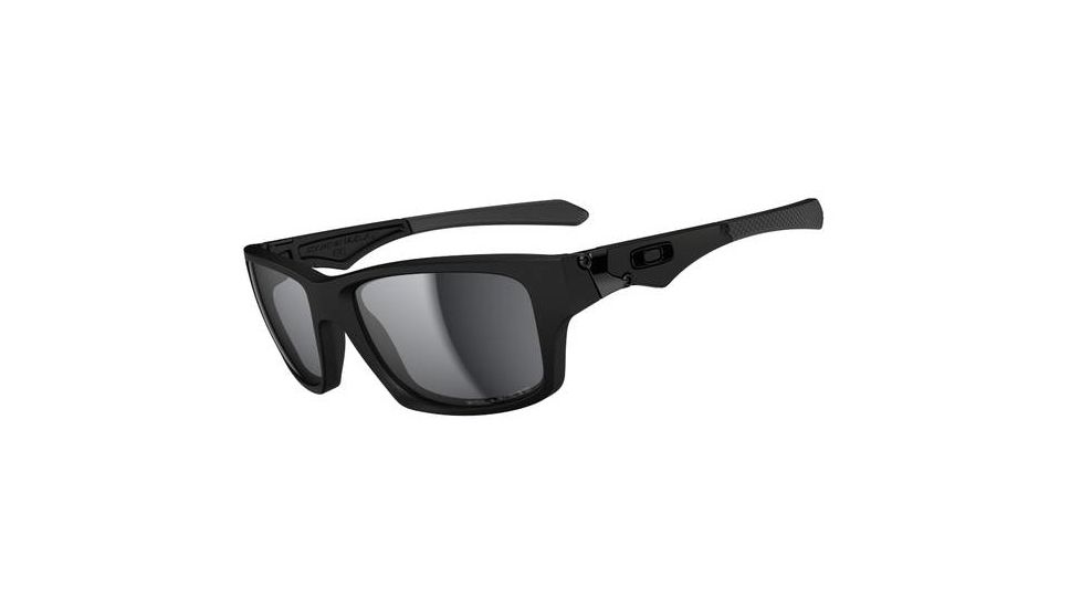 Oakley Jupiter Squared Sunglasses, Matte Black Frame, Black Irid Lens, Polar OO9135-09