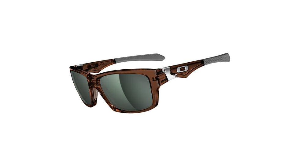 Oakley Jupiter Squared Sunglasses, Polished Rootbeer Frame and Dark Grey Lens OO9135-20