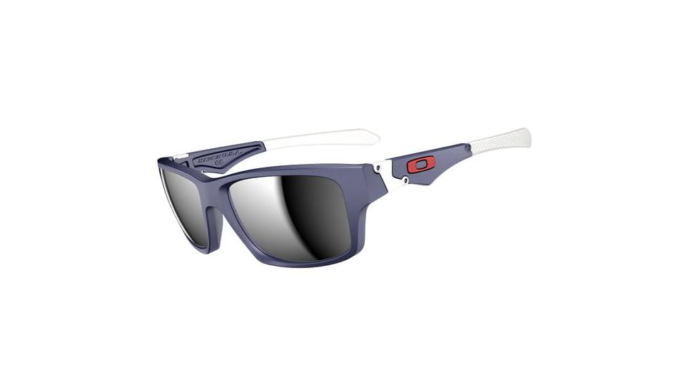 Oakley Jupiter Squared Sunglasses, Matte Navy Frame, Chrome Iridium Lens OO9135-02