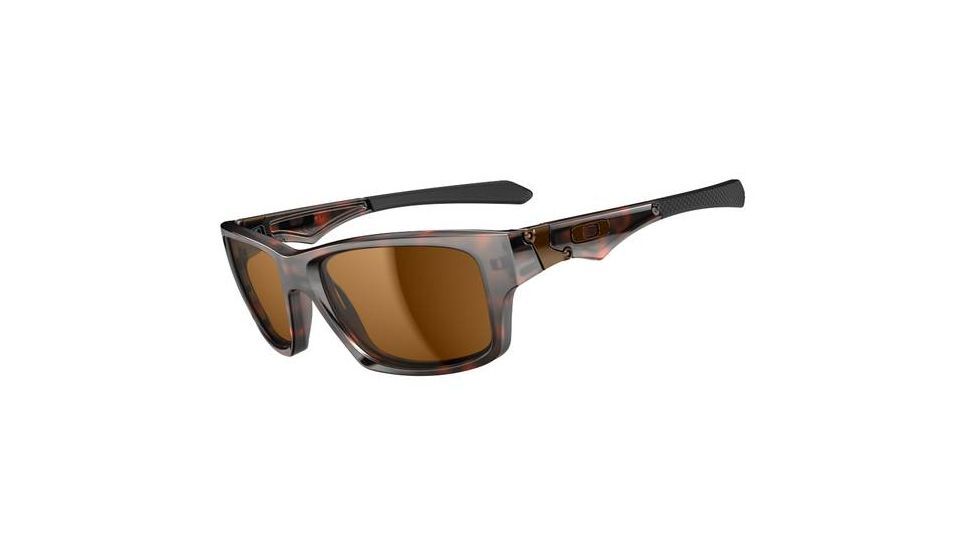 Oakley Jupiter Squared Sunglasses, Brown Tortoise Frame, Dark Bronze Lens OO9135-04