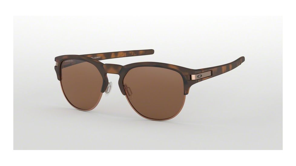 Oakley LATCH KEY OO9394 Sunglasses 939403-52 - Matte Brown Tortoise Frame, Prizm Tungsten Lenses