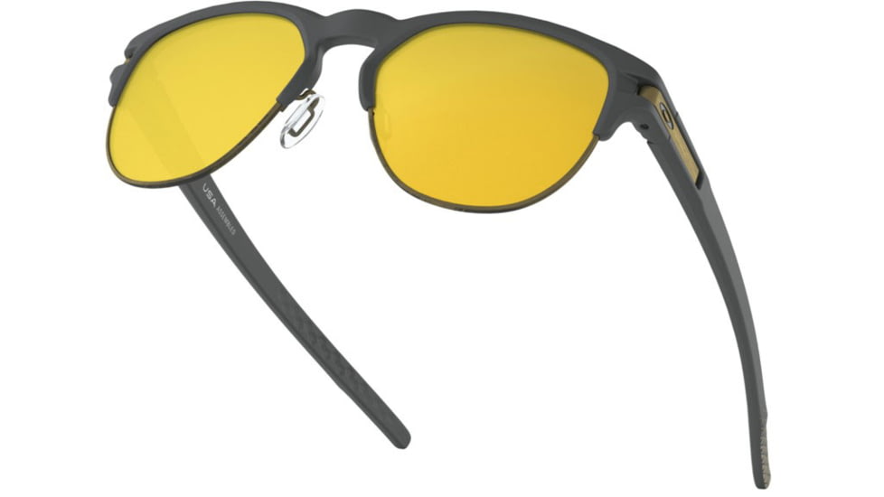 Oakley LATCH KEY OO9394 Sunglasses 939410-55 - Matte Carbon Frame, 24K Iridium Lenses