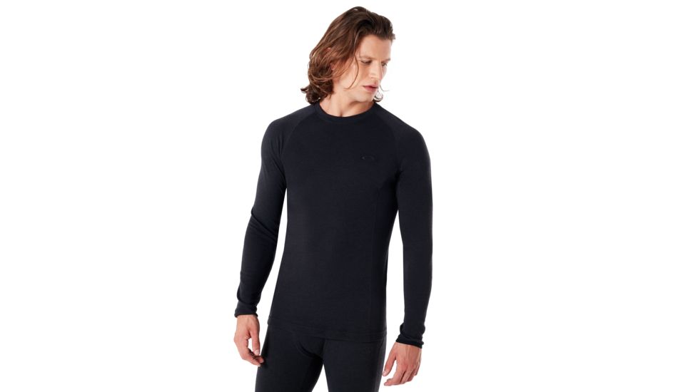 Oakley Long Sleeve Tee - Men's, Blackout, Medium, 434149-02E-M