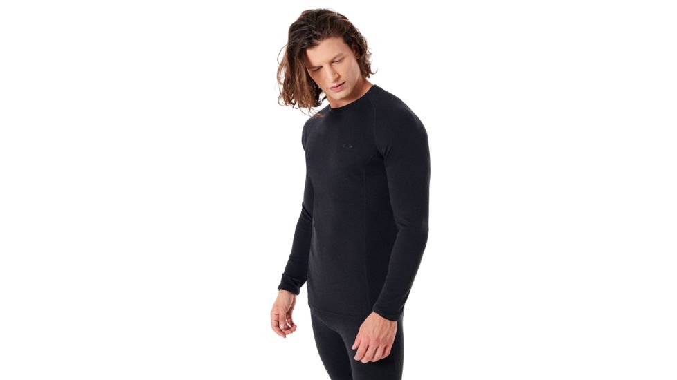 Oakley Long Sleeve Tee - Men's, Blackout, Medium, 434149-02E-M