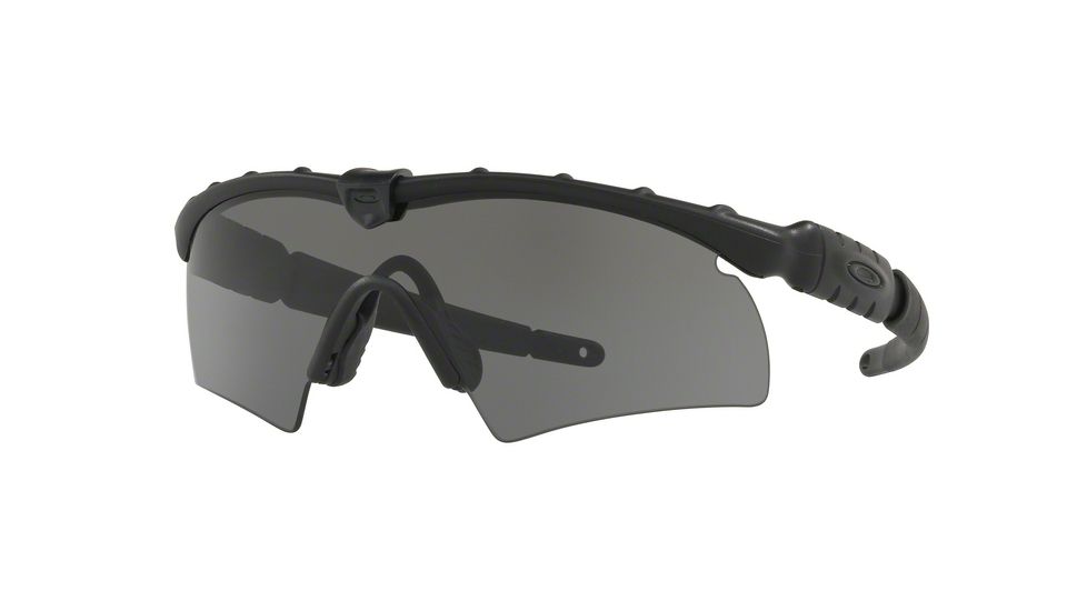 Oakley M FRAME HYBRID S OO9061 Sunglasses 11-142-33 - Black Frame, Grey Lenses