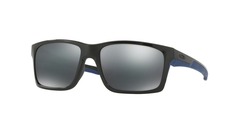 Oakley MAINLINK OO9264 Sunglasses 926418-57 - Polished Black Frame, Black Iridium Lenses