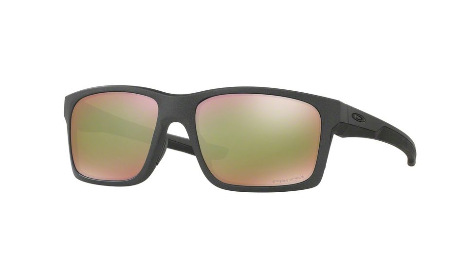 Oakley MAINLINK OO9264 Sunglasses 926420-57 - Steel Frame, Prizm Shallow Lenses