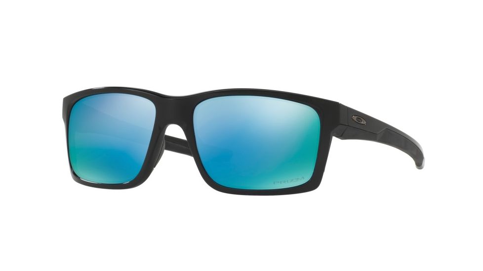 Oakley MAINLINK OO9264 Sunglasses 926421-57 - Polished Black Frame, Prizm Deep H2o Polarized Lenses