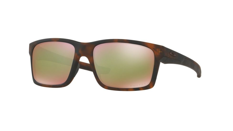 Oakley MAINLINK OO9264 Sunglasses 926422-57 - Matte Tortoise Frame, Prizm Shallow H2o Polarized Lenses