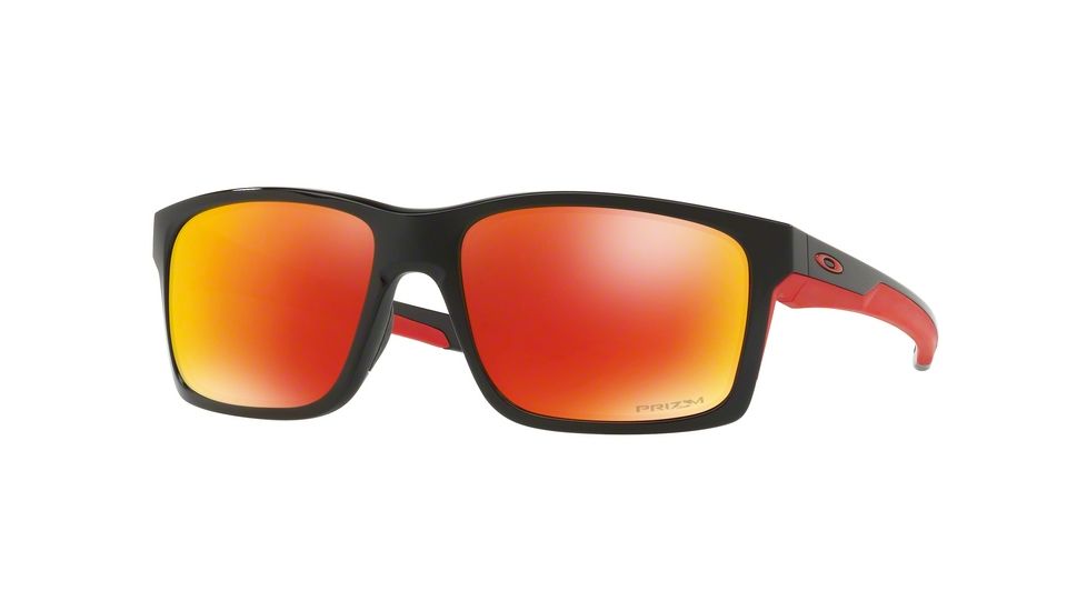 Oakley Mainlink OO9264 Sunglasses 926435-57 - Polished Black Frame, Prizm Ruby Polarized Lenses