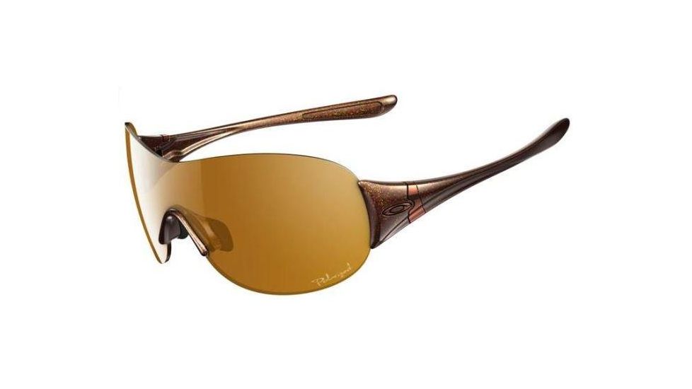 Oakley Miss Conduct Brown Sugar Frame w/ Bronze Polarized Lenses Sunglasses OO9123-06