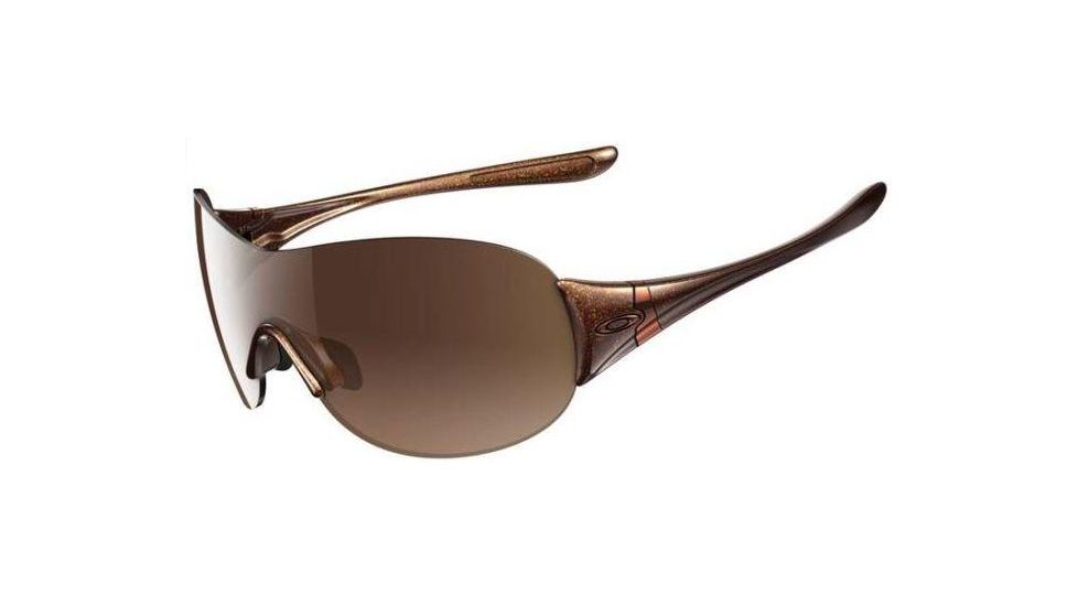 Oakley Miss Conduct Brown Sugar Frame w/ VR50 Brown Gradient Lenses Sunglasses OO9123-02