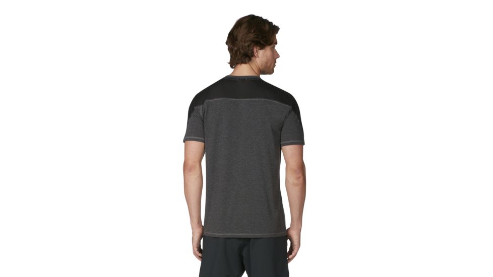Oakley Miu Evolve Short Sleeve Top - Mens, Jet Black Heather, Large 433559-01S-L