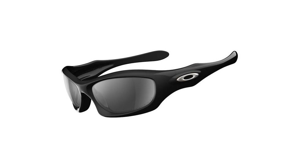 Oakley Monster Dog Polished Black Frame w/ Black Iridium Polarized Lenses Men's Sunglasses 12-804
