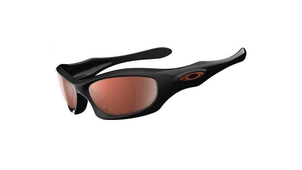 Oakley Monster Dog Polished Black Frame w/ VR28 Polarized Lenses Sunglasses 24-023
