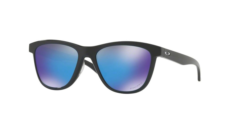 Oakley Moonlighter OO9320 Sunglasses 932016-53 - Polished Black Frame, Prizm Sapphire Lenses