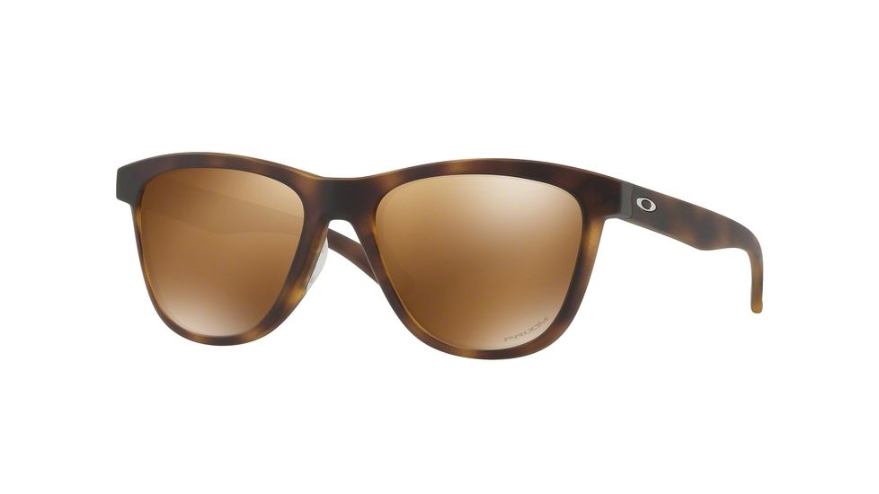 Oakley Moonlighter OO9320 Sunglasses 932017-53 - Matte Tortoise Frame, Prizm Tungsten Polarized Lenses