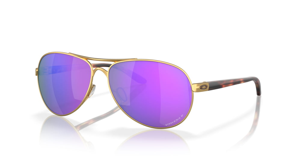Oakley OO4079 Feedback Sunglasses - Women's, Satin Gold, 59, OO4079-407939-59