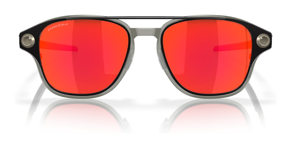 Oakley OO6042 Coldfuse Sunglasses - Men's, Matte Black Frame, Prizm Ruby Lens, 52, OO6042-604216-52