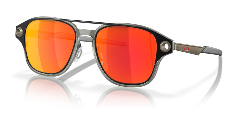 Oakley OO6042 Coldfuse Sunglasses - Mens, Matte Black Frame, Prizm Ruby Lens, 52, OO6042-604216-52