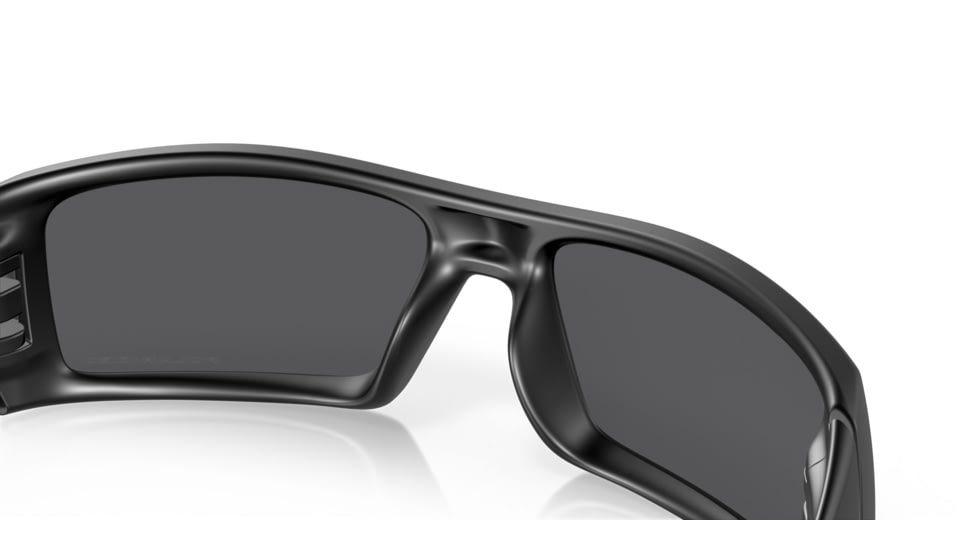Oakley OO9014 Gascan Sunglasses - Men's, Matte Black Frame, Black Iridium Polarized Lens, 12-856